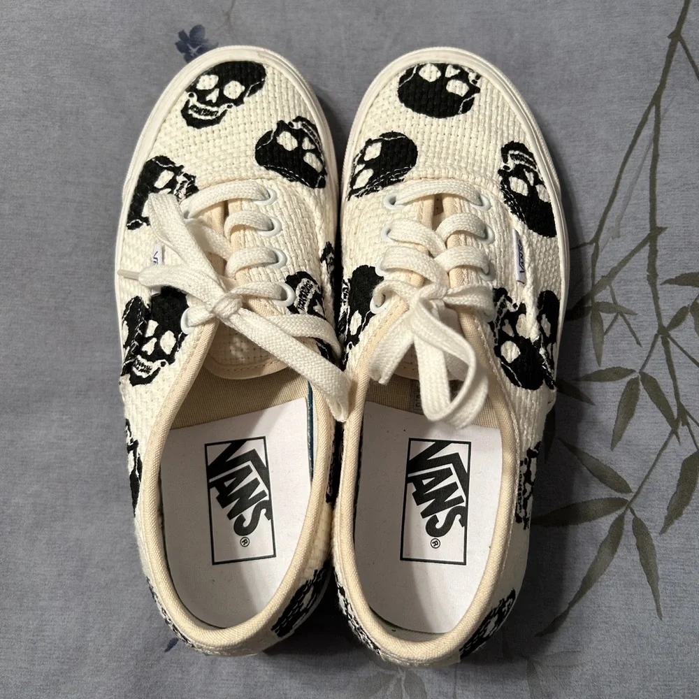 Vans Anaheim Factory Authentic 44 DX Woven Sneaker Skull 6.5 Women’s / 5 Men’s